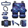 thumbnail image 1 of Jeiento Dolphin Car Accessories Set Auto Seat Cover Steering Wheel Cover Seatbelt Pad Trash Can Armrest Cover Pad Cup Holders Rearview Mirror Cover Handbrake Cover Set for SUV Van Truck, 14 Pack, 1 of 7
