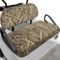 thumbnail image 1 of Jeiento Duck Camo Hunting Golf Cart Seat Covers 2 Pack Fit for EZGO TXT RXV/Club Car DS Precedent Golf Cart Bench Cover and Backrest Cover Set Golfcart Accessories, 1 of 7