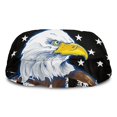 thumbnail image 1 of Jeiento Eagle American Flag Print Universal Winch Cover Lightweight Winch Protection Cover Compatible with Most 8500-17500 Lbs Electric Winches, 1 of 7