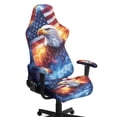 thumbnail image 1 of Jeiento Eagle Gaming Chair Cover Set of 4 Breathable Rotating Chair Slipcover with Elastic Bottom American Flag Computer Chair Protector with Armrest Cover, 1 of 7