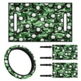 thumbnail image 1 of Jeiento Golf Camouflage 4 Pack Golf Cart Accessories Set Golf Cart Seat Cover Golf Cart Steering Wheel Cover Golf Cart Flags Club Car Blanket Steering Wheel Cover Accessories Decor Mini Flags, 1 of 5