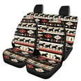 thumbnail image 1 of Jeiento Horse 4pcs Front and Rear Car Seat Cover Full Set for Men Aztec Tribal Saddle Blanket Seat Covers Ethnic Style Premium Polyester Seat Covers Universal Fit for Vehicles,Easy Install&Remove, 1 of 7