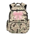 thumbnail image 1 of Jeiento Patriotic Cowgirl Boots Backpack for Girls, 17 Inch Lightweight School Bag for Ages 9-12, Elementary Backpack with 600D Breathable & Multi-Pockets, 1 of 7