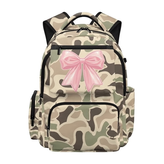 Jeiento Patriotic Cowgirl Boots Backpack for Girls, 17 Inch Lightweight School Bag for Ages 9-12, Elementary Backpack with 600D Breathable & Multi-Pockets