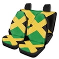 thumbnail image 1 of Jeiento Jamaican Flag Car Seat Covers Full Set Non Slip Front Seat Covers for Cars with Split Rear Bench Back Seat Cover Auto Seat Covers Universal Fit for Vehicles,Gift for Women Men, 1 of 7