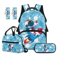 thumbnail image 1 of Jeiento Kids Backpack and Lunch Box Set 17 Inch 4 Piece Rocket Astronaut Back to School Supplies with Padded Straps, Includes Pencil Case, Bookmarks for Elementary Boys, 1 of 7