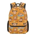 thumbnail image 1 of Jeiento Kids School Backpack Sport Capybara Water-Resistant Polyester School Bag with Multiple Organizer Pockets for Elementary Middle School Travel Hiking, 16 Inch, 1 of 7