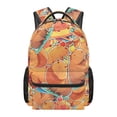 thumbnail image 1 of Jeiento Kids School Backpack Water-Resistant Casual Cartoon Capybara Bookbag for Boys Girls Elementary School Travel Hiking, 16 Inch Daypack, 1 of 7