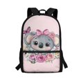 thumbnail image 1 of Jeiento Koala Backpack for Girls 8-10 10-12 School Bags Flower Elementary Middle School Bookbag Pink Back Pack Purse Kids Daycare Satchel Bag 17inch Children Daypack, 1 of 6