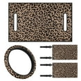 thumbnail image 1 of Jeiento Leopard Print Golf Cart Accessories 4 Set Golf Cart Seat Cover Golf Cart Steering Wheel Cover Golf Cart Flags Golf Cart Seat Cushions Cover Steering Wheel Cover Protector Mini Flags, 1 of 5