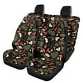 thumbnail image 1 of Jeiento Mushroom Automotive Universal Seat Covers 4pcs Set Palm Leaf Driver Seat Cover Rear Split Bench Seat Protector All-Season and Universal Fit Auto Interior Accessories, 1 of 7