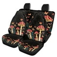 thumbnail image 1 of Jeiento Mushroom Butterfly Car Seat Covers Full Set Stars Night Driver Seat Cover Front Car Seat Covers with Split Rear Bench Decorative Protector Cover Fit Car/Auto/Truck/SUV, 1 of 7