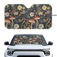 thumbnail image 1 of Jeiento Mushroom Dragonfly Sun Shade Foldable Automotive Front Window Sunshade Protector Sun Shade for UV Protection Car Interior Accessories for Sun Heat Fit Most Car, 1 of 6