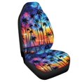 thumbnail image 1 of Jeiento Palm Tree Car Seat Cover 1 PCS Front Car Seats Protector Vehicle Cushion Covers Hawaii Bucket Seats Cushion Covers Washable Auto Accessory Universal Fit for SUV Van Truck, 1 of 6