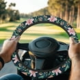 thumbnail image 1 of Jeiento Pink Floral Golf Cart Steering Wheel Cover for Club Car Anti Slip Golf Cart Steering Wheel Covers Auto Car Wrap Cover Warm in Winter Cool in Summer Golf Cart Accessories, 1 of 7