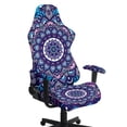 thumbnail image 1 of Jeiento Purple Boho Mandala Gaming Chair Cover with Armrest Cover Universal Computer Rotating Chair Slipcover Gaming Reclining Chair Protection with Elastic Band, 1 of 7