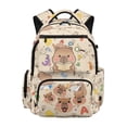 thumbnail image 1 of Jeiento Reading Capybara Kids School Backpack 17 Inch Water-Resistant Large Multi-Pocket Bookbag for Boys Girls Ages 6-14 Lightweight Adjustable Strap Daypack for Back to School, 1 of 7