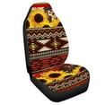 thumbnail image 1 of Jeiento Southwest Aztec Automotive Seat Cover Front Seats Only Sunflower Auto Bucket Seat Cover Red Car Accessories Interior Covers for Cars Universal Fit for SUV Truck Sedan, 1 Piece, 1 of 6