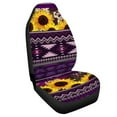 thumbnail image 1 of Jeiento Southwest Aztec Car Seat Covers Front Seats Only Purple Front Seat Protector Breathable Vehicle Bucket Seat Cover Stretchy Auto High Back Driver Seat Cover SUV Van Interior Accessory 1 Pack, 1 of 4
