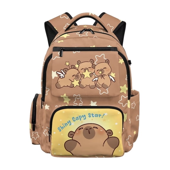 Jeiento Study Duck Camo Elementary Backpack Girls 6-8 School Large Capacity Bookbags Casual Rucksack with Multi Compartments 17 Inch School Backpacks