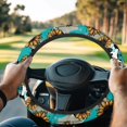 thumbnail image 1 of Jeiento Sunflower Golf Cart Steering Wheel Cover for Women Men Cow Print Golf Cart Steering Wheel Covers for Club Car Boat Steering Wheel Cover Golf Cart Accessories Protector, 1 of 7