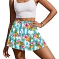 thumbnail image 1 of Jeiento Tropical Pineapple Golf Skirts for Women Fashion High Waisted Tennis Skorts Lightweight Stretchy Athletic Active Skirt with Shorts Size XL, 1 of 7