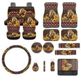 thumbnail image 1 of Jeiento Western Horse Car Accessories Sets with Car Seat Covers Car Floor Mats Steering Wheel Cover Seatbelt Pad Auto Armrest Cover Coasters Keychains Lipstick Holder Aztec Interior Decor 17 Pack, 1 of 7