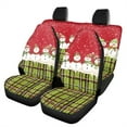 thumbnail image 1 of Jeiento Xmas Car Seat Covers Set of 4 Front and Rear Car Seat Covers Snowman Driver Seat Covers Protector for Women Men Auto Accessory for RV Sedan Truck Interior Christmas Decor, 1 of 7