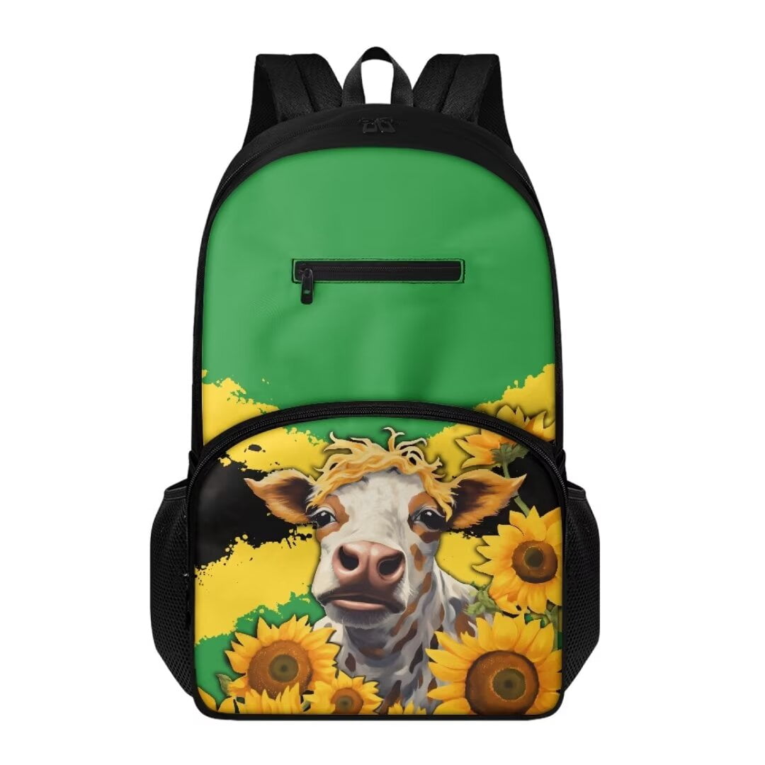 QPIRINMEX Pferd Rucksack 17 Zoll - Schulrucksack Für Teenager | Cute Tier Design Wasserdicht