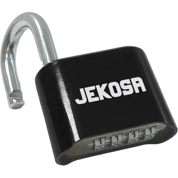 Jekosa® JKB/50 Weatherproof Heavy-Duty Combination Lock,  Zinc Lock with 4 Digit Code - 50mm