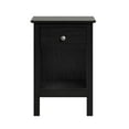 thumbnail image 1 of Jela One Drawer End Table/Nightstand Black, 1 of 10