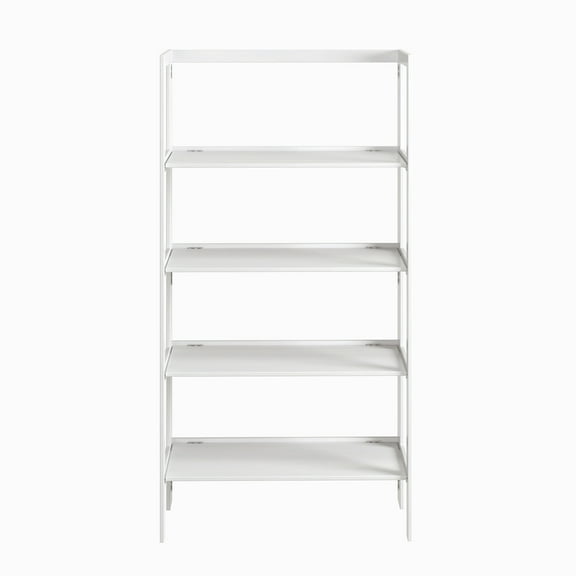 Jela Solid Wood 4 Shelf Folding Bookcase - White