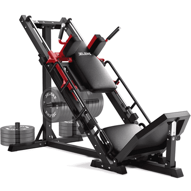 Jelens L10 Leg Press Hack Squat Machine, Leg Machine for Home Gym with Linear Bearing, Professional Adjustable Leg Exercise Machine, Lower Body Special, Leg Day Equipment