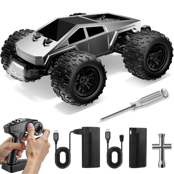 Jelife 1:16 Brushless RC Cars for Adults - Max 60KPH Fast Remote Control Truck 4WD High Speed Remote Control Cars for Gifts RC Trucks, 2.4GHz Off-Road Pick-up Electric Vehicle Toys Ages 8+ Y101