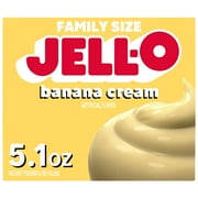 Jell-O Banana Cream Instant Pudding Mix & Pie Filling, 5.1 oz. Box
