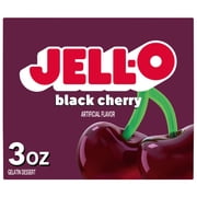 Jell-O Black Cherry Gelatin Dessert Mix, 3 oz Box