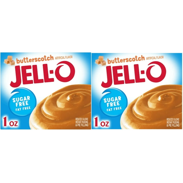 JellO Butterscotch Sugar Free & Fat Free Instant Pudding & Pie Filling
