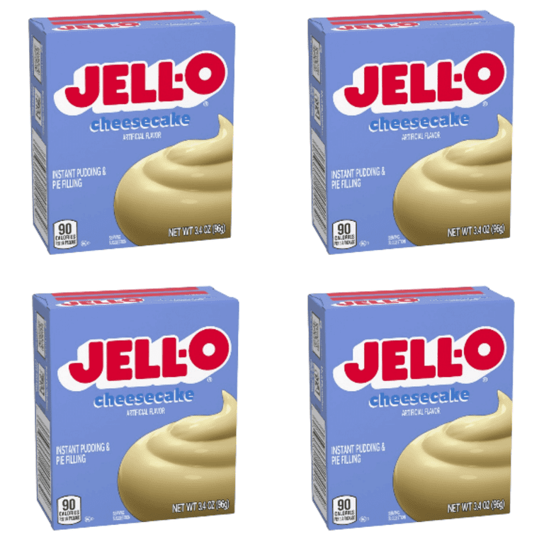 Jell-O Cheesecake Instant Pudding Mix, Artificially Flavored Pie