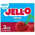 thumbnail image 1 of Jell-O Cherry Artificially Flavored Zero Sugar Low Calorie Gelatin Dessert Mix, 0.3 oz Box, 1 of 13