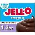 JellO Chocolate Flavor Zero Sugar Cook & Serve Reduced Calorie Pudding