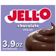 Jell-O Chocolate Instant Pudding Mix & Pie Filling, 3.9 oz. Box