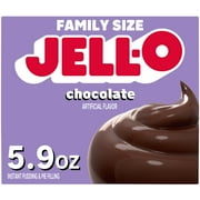 Jell-O Chocolate Instant Pudding Mix & Pie Filling, 5.9 oz. Box