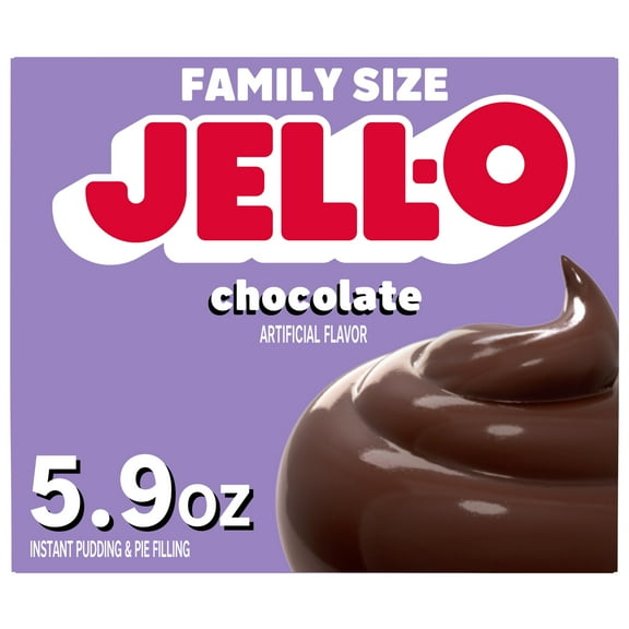Jell-O Chocolate Instant Pudding Mix & Pie Filling, 5.9 oz. Box
