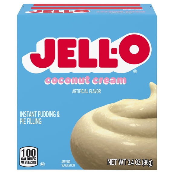 Jell-O Coconut Cream Instant Pudding Mix - 3.4 oz