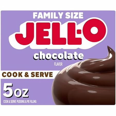 Jell-O Cook & Serve Chocolate Pudding 5 oz (Pack of 3)
