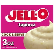 Jell-O Cook & Serve Tapioca Artificially Flavored Fat Free Pudding & Pie Filling Mix, 3 oz Box