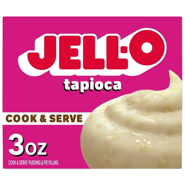Jell-O Tapioca Pudding & Pie Filling - Cook & Serve, Artificially