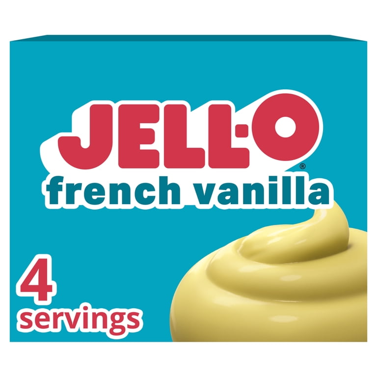 Jell-O French Vanilla Instant Pudding & Pie Filling Mix, 3.4 oz