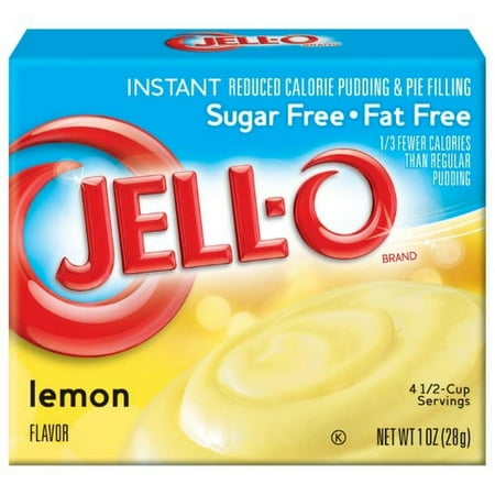 Jell-O Instant Pudding & Pie Filling Sugar Free Lemon (Pack of 20)