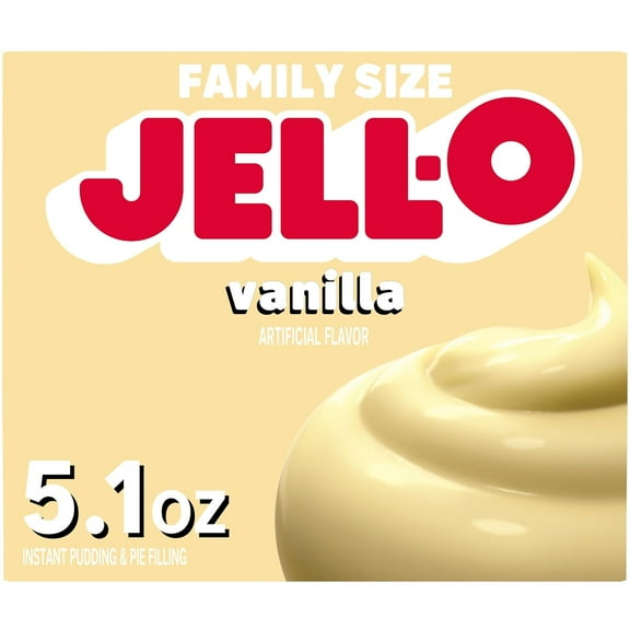 Jell-O Instant Pudding & Pie Filling, Vanilla, 5.1 oz (Pack of 3)